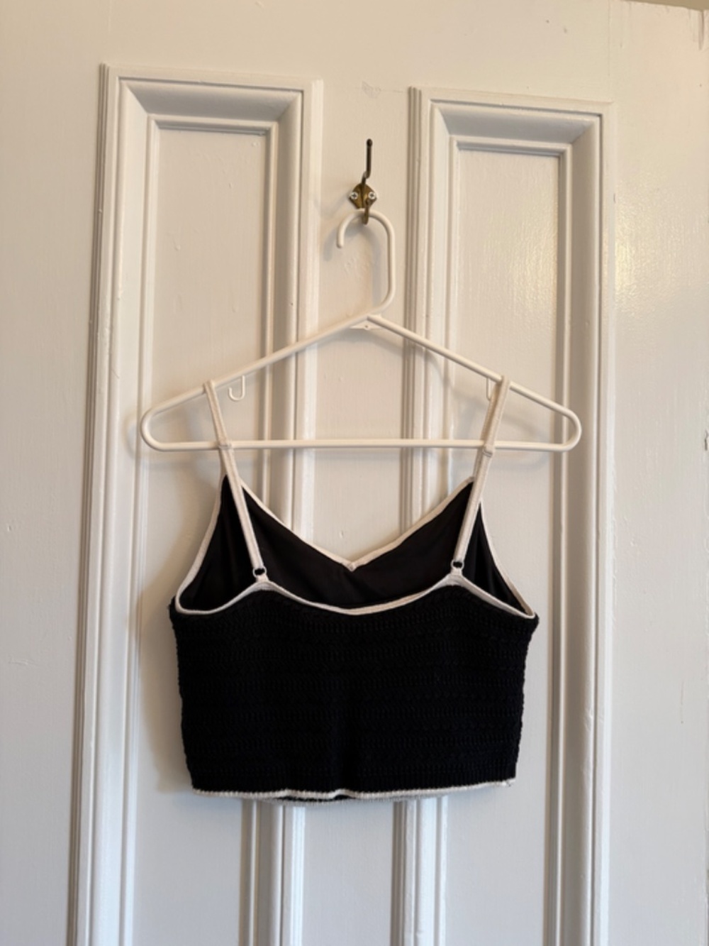 Abercrombie Women's Crochet-Style Bra Top - Black - Size S - Picture 5 of 5